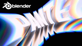 How to Make 3D Rainbow Text in Blender!