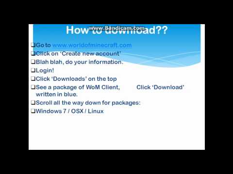 How to download WoM Client ver 2.0.7