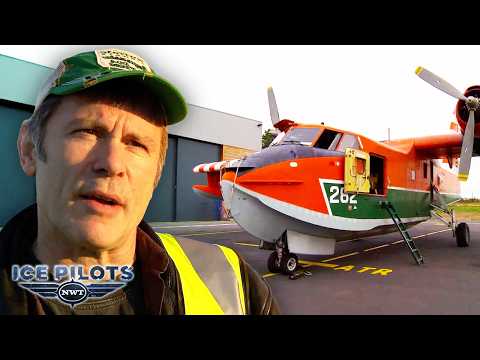 HUGE Threat To Bruce Dickinson's Rare Water Bomber Flight! | Ice Pilots