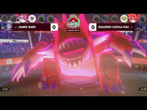 ポケモンWCS2022 - JAMES BAEK選手 vs GUILLERMO CASTILLA DIAZ選手【ポケモンワールドチャンピオンシップス2022 ゲーム部門 マスターリーグ】