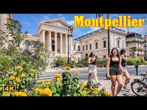Montpellier,France🇫🇷 - 4K HDR Walking Tour 2025 - Discovering Montpellier by Foot | A Walk In Paris