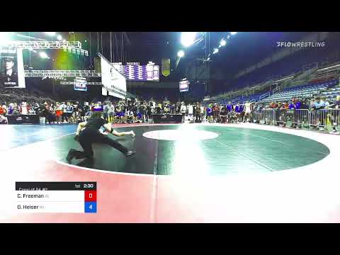 170 Lbs Consi Of 64 #2 - Carson Freeman, Alabama Vs Owen Heiser, Wisconsin B6f8