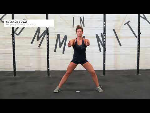Cossack Squat - CrossFit Movement Library