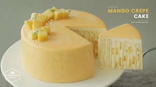망고 크레이프 케이크 만들기 : Mango Crepe Cake Recipe : マンゴークレープケーキ | Cooking tree