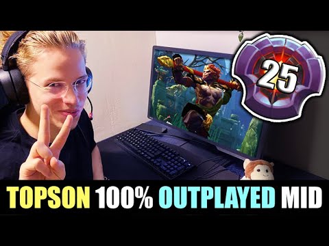 TOPSON Outplayed "Ember Spirit" on his Favorite Hero "Monkey King" DOTA 2
