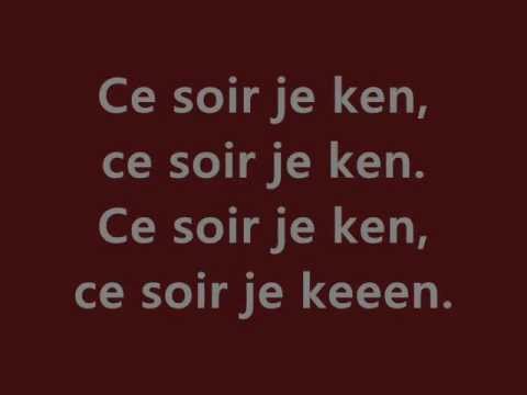 Sultan - Ce soir je ken (lyrics)