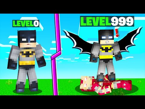Overpowered BATMAN in Minecraft
