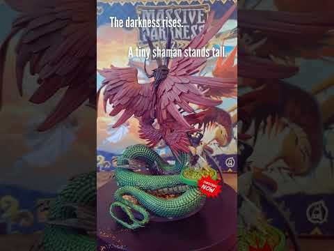 Tiny Shaman vs Massive Darkness Boss ⚔️? Painting with Lotus 