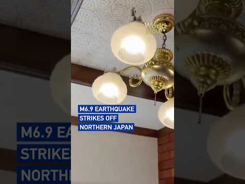 M6.9 earthquake strikes off northern Japan