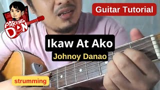 Johnoy Danao - Ikaw at Ako - Chords Guitar tutorial | Pareng Don Tutorials