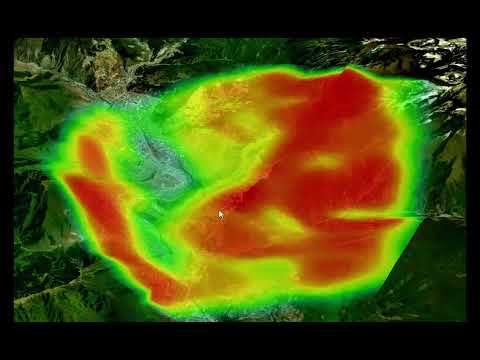 Cesium Slope  aspect analysis