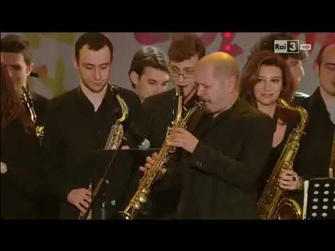 con Stefano Di Battista & 50 sax (Concertone Primo Maggio 2014)