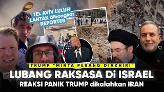 Download lagu Jurnalis² Dunia lihat Lubang Raksasa Tel Aviv 'Iran Menyapu Hancur Israel' Trump Minta Akhiri Perang mp3