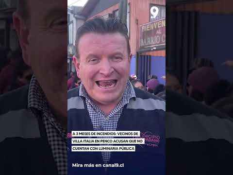 Vecinos de Villa Italia en Penco acusan que no cuentan con luminaria pública