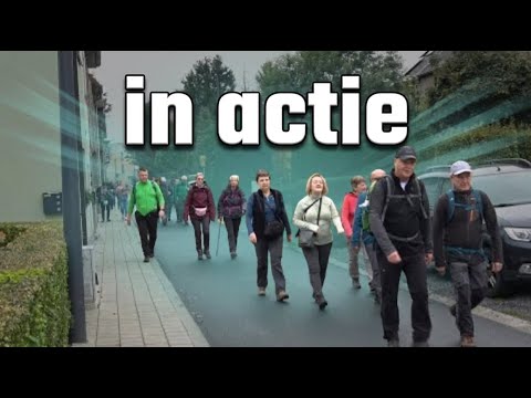 Sfeerbeelden van de Vaartlandstappers wandeltocht in Blaasveld