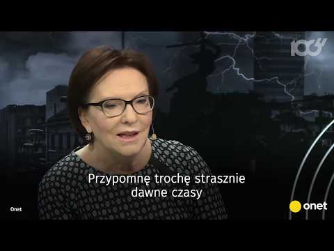 Ewa Kopacz i dinozaury - zaskakująca wypowiedź byłej premier | Onet100