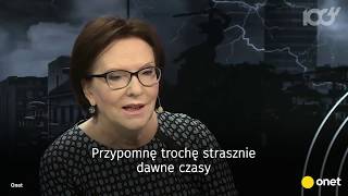 Ewa Kopacz i dinozaury – zaskakująca wypowiedź byłej premier | Onet100