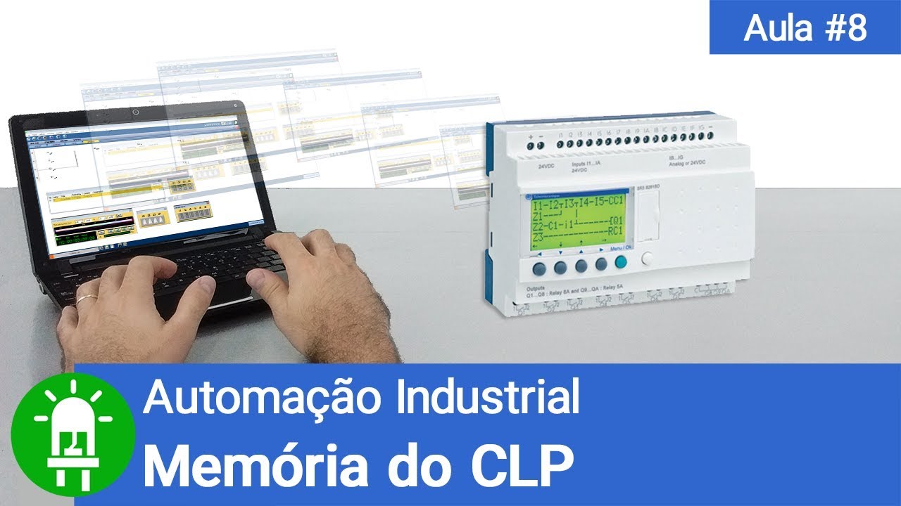 Como Usar a Memória do CLP ? - Automação Industrial - Aula #8