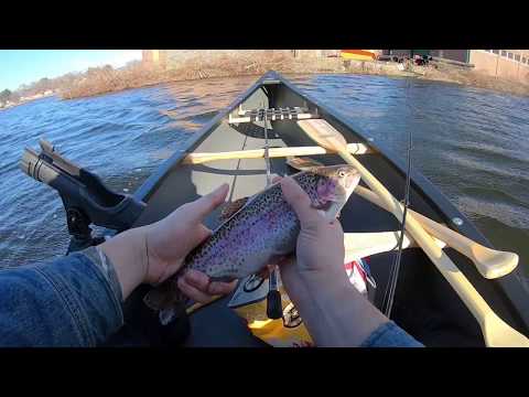 HORN POND RAINBOW TROUT FISHING (EARLY MARCH)
