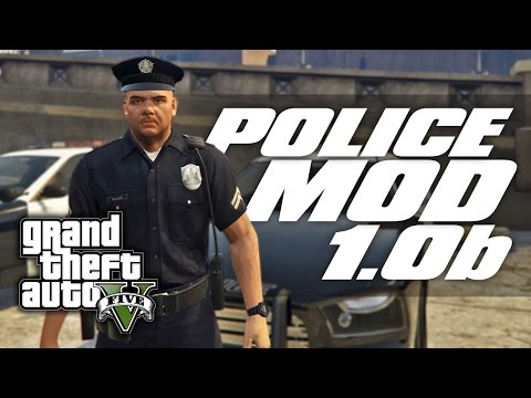 GTA V PC E01 - Police Mod 1.0b (Mod)