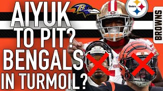 BRANDON AIYUK TO THE AFC NORTH??? BENGALS IN TURMOIL?