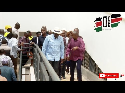 🔥Ruto At Kamuwongo Mordern Market in Kitui