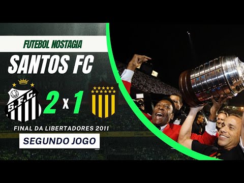 Santos 2 x 1 Peñarol - Final Libertadores 2011 - Jogo Completo