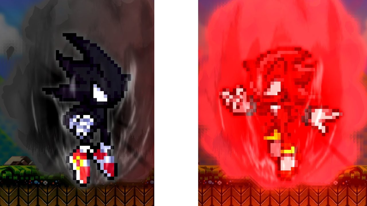 Sonic Vs Shadow | Stick Nodes Sprite anImation 