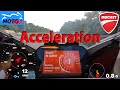 Ducati Panigale V4 - ACCELERATION - GPS measured