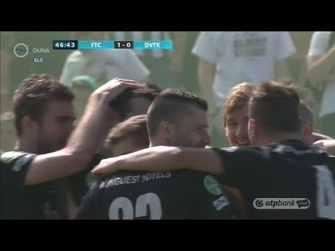 Elek Ákos gólja a Ferencvárosi TC - DVTK mérkőzésen