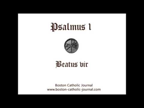 Psalm 1 in Latin