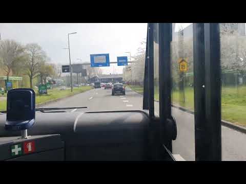 RET buslijn 68 Poortugaal Metro - Heijplaat RDM Campus (marathondiensregeling) (versneld) in de 1266