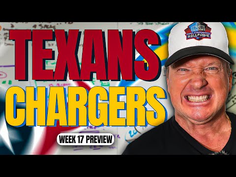 Texans vs Chargers Week 17 | Gruden's Preview