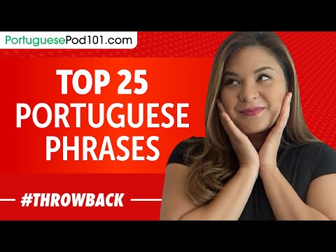 Top 25 Portuguese Phrases - Portuguese for Everyday Life