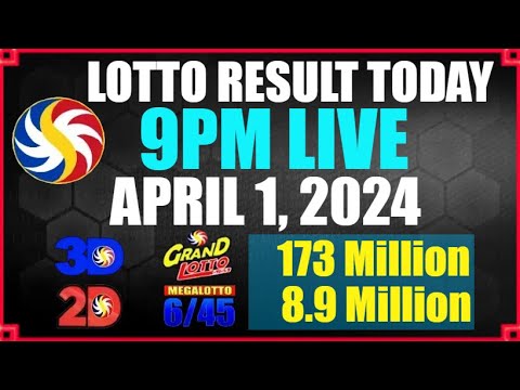 Lotto Result Today April 1 2024 9pm Ez2 Swertres