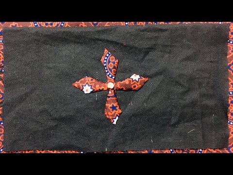 Applique Embroidery Work with Ajrak || Fahmida Styles