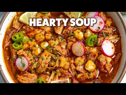 DELICIOUS Mexican Soup - Chicken Pozole