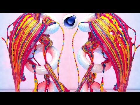 Cinema 4D RealFLow Tutorial Cute Particle Animation