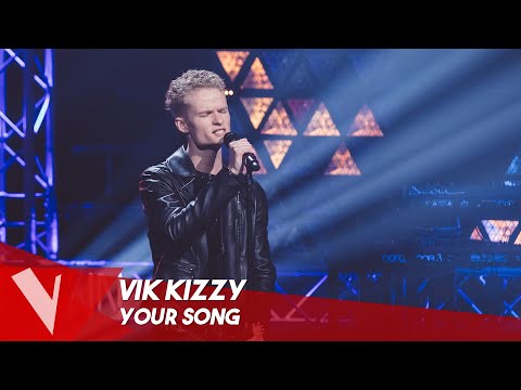 Elton John - 'Your Song' ● Vik Kizzy  | Blinds | The Voice Belgique Saison 9