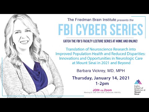FBI Cyber Series - by Barbara Vickrey, MD MPH
