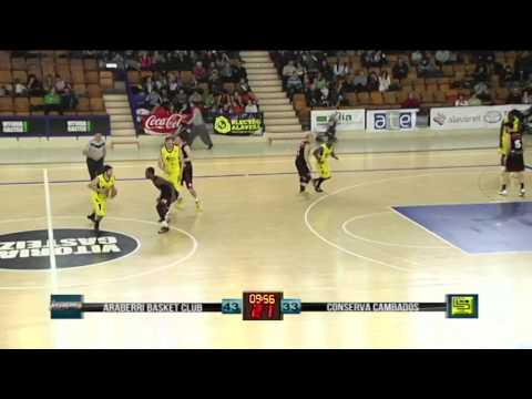ADECCO PLATA J24 ARABERRI BASKET CLUB 85 CONSERVAS DE CAMBADOS 72 29/03/2014