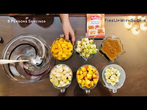 Fruit chaat recipe, Fruit chaat recipe pakistani