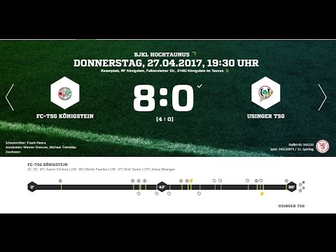B1-Junioren: 1.FC-TSG Königstein - TSG Usingen