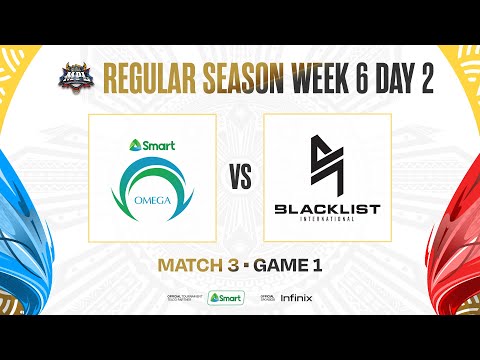 MPL PH S11 - W6D2 - OMG vs BLCK - GAME 1
