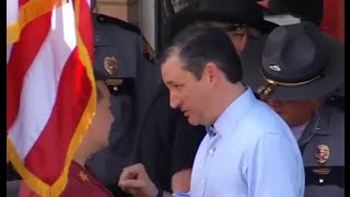 Huckabee Goons Block Ted Cruz From Entering Kim Davis Event