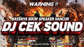 Download lagu DJ CEK SOUND FULL BASS TERBARU BIKIN SPEAKER HANCUR mp3 Download lagu DJ CEK SOUND FULL BASS TERBARU BIKIN SPEAKER HANCUR mp3