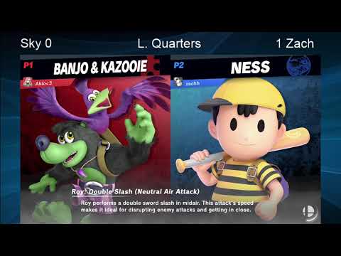 CWA Wifi Weekly 11 - Sky (Banjo & Kazooie) vs Zach (Ness) Losers Quarterfinals