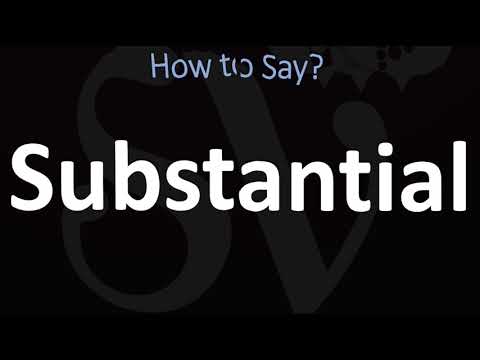 How to Pronounce Substantial? (CORRECTLY)