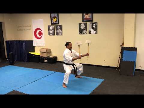 Shoreikan Goju-Ryu Hojo-Undo (Two 35 lbs Chishi) Khalid Sensei
