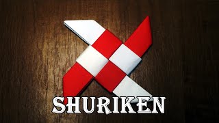 How To Make A Paper Ninja Star Shuriken Origami Youtube